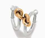 Brighton Interlok Single Knot 2Tone Hoop