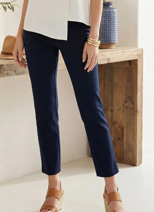 Fifteen Twenty Slit Ankle Pant Navy