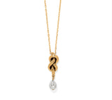 Brighton Interlok Single Knot 2Tone Necklace JM7725