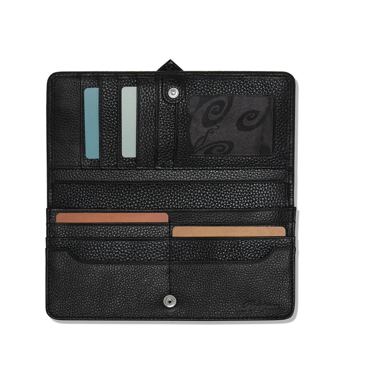 Brighton black/chocolate Cascade Wallet