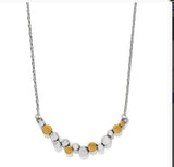Brighton Pebble Edge Crescent Bar Necklace