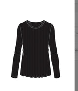 PJ Salvage Reloved Ribbed long sleeved tee