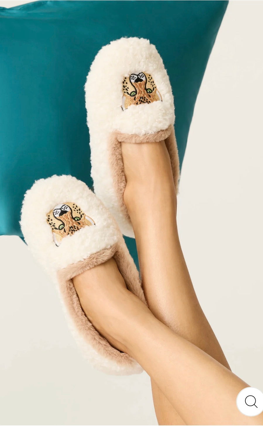 PJ Salvage Cheetah Slippers