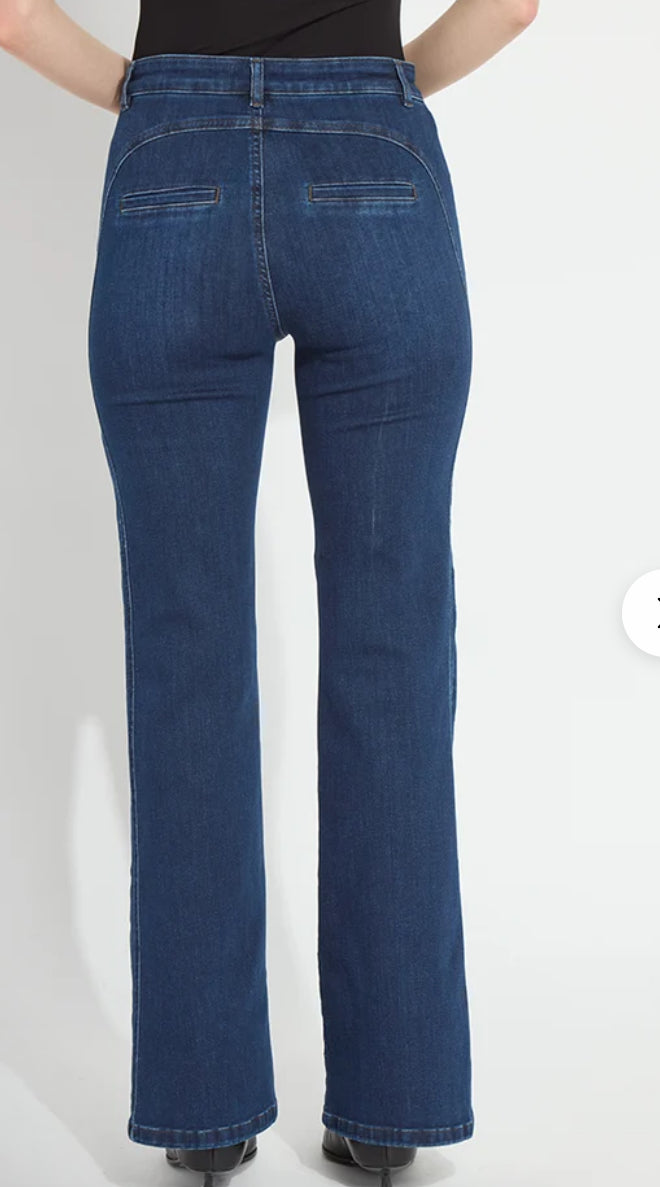 Lysse Zip Liora Front Denim Trouser