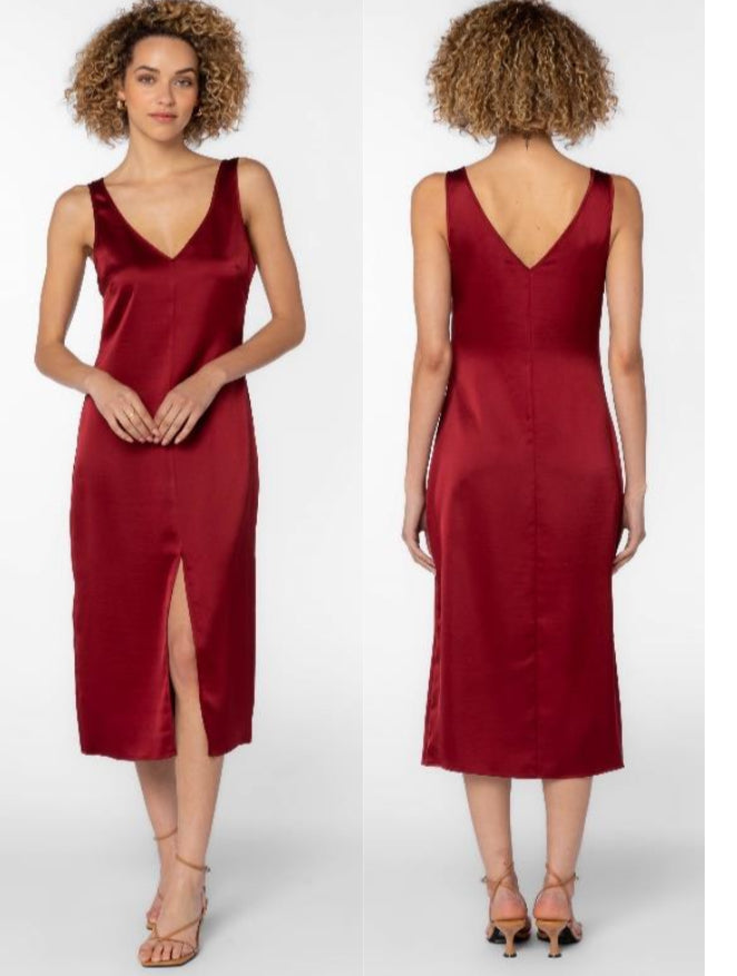 Velvet Heart Crimson midi