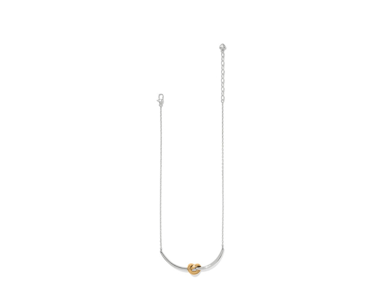 Brighton Interlok Single Knot 2Tone Necklace