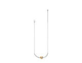 Brighton Interlok Single Knot 2Tone Necklace