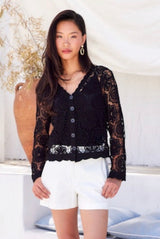 Fifteen Twenty Nelly Crochet Soft Jacket