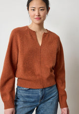 Lilla P PA 3080 Split Neck Raglan Pullover