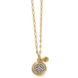 Brighton Ferrara Two Tone Luce Small Pendant Necklace JM7440
