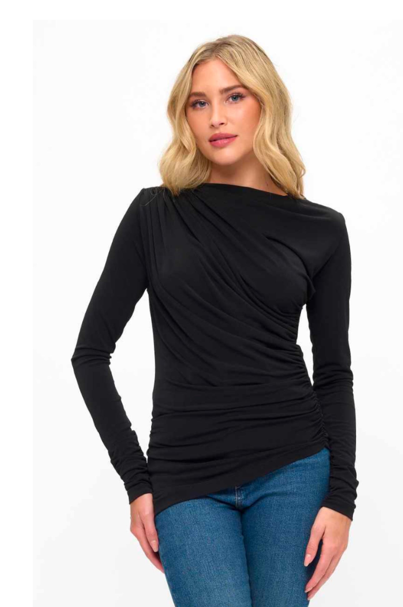 Ariella Ruched Detail top