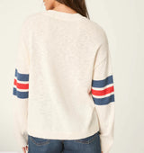 Pj Salvage Star Spangled Summer Stars & Stripes Sweater