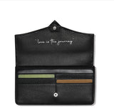 Brighton black/chocolate Cascade Wallet