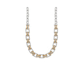 Brighton mosaic two tone links necklace jm7653