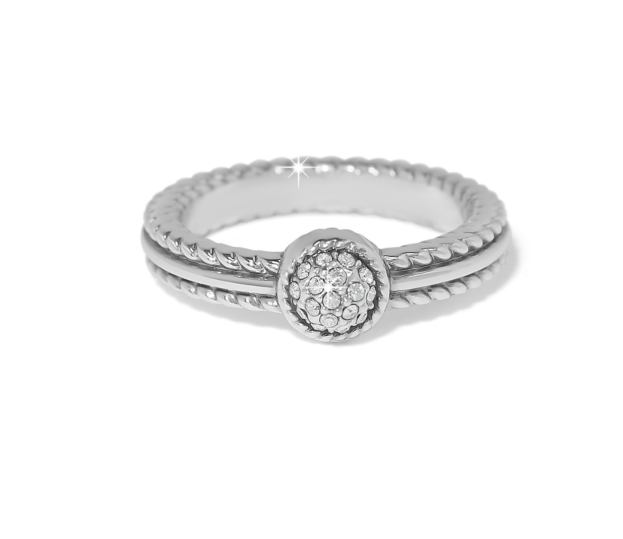 Brighton Illumina silver ring