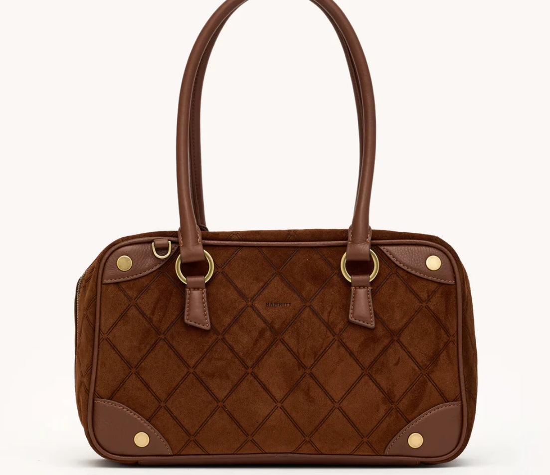 Hammitt Meredith Chocolate Diamond Suede