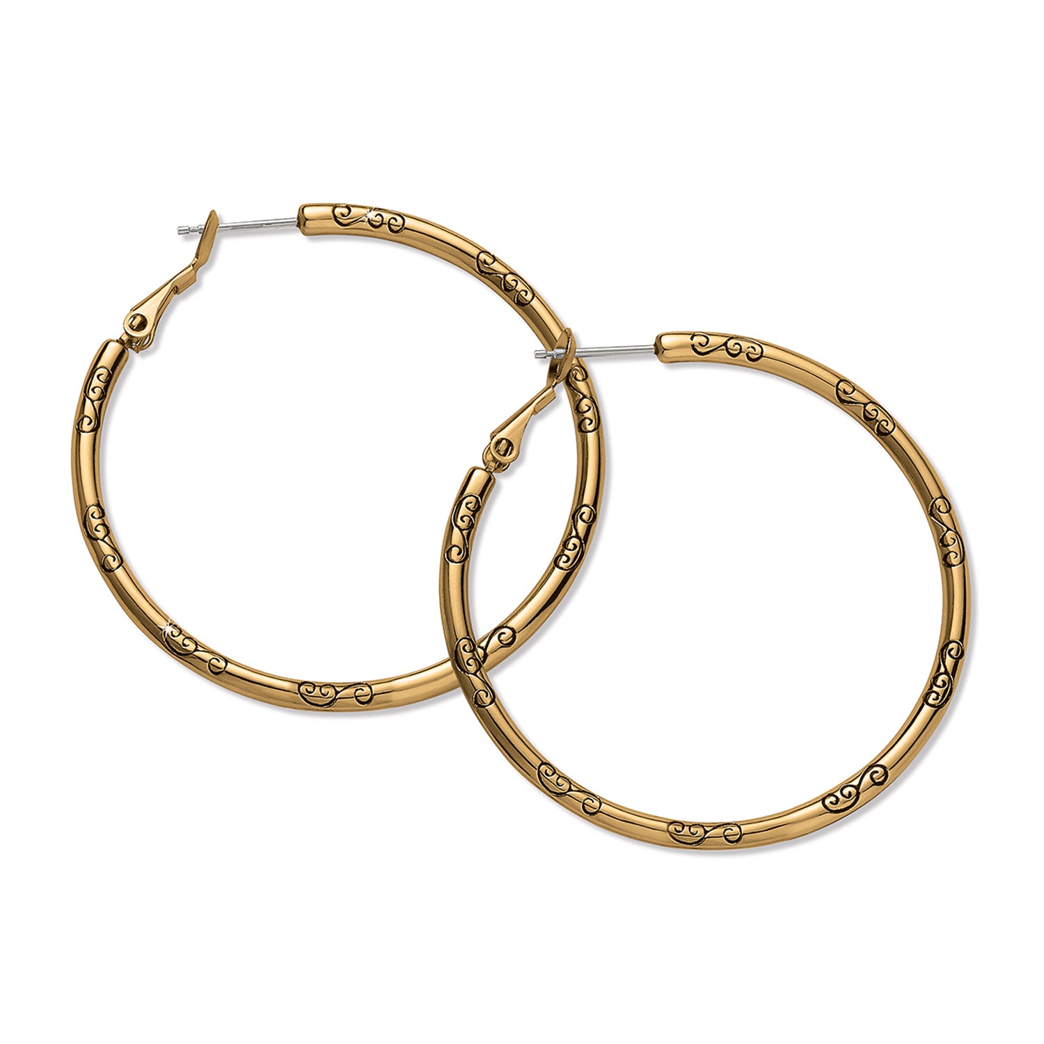 Brighton Large Hoop Charm Earrings JA9917