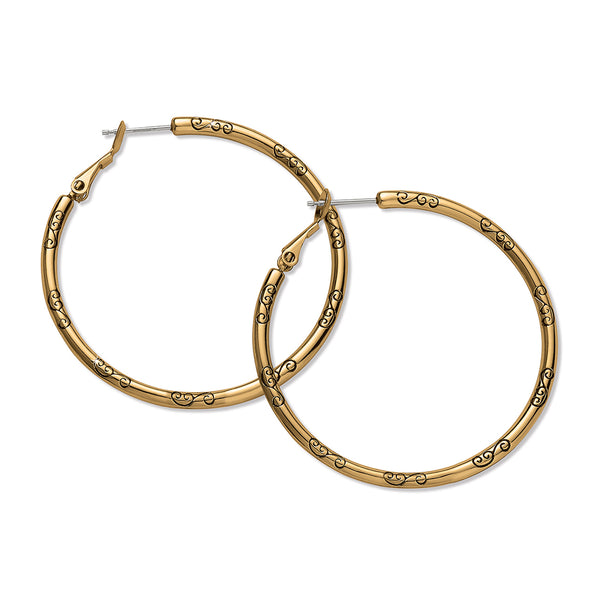 Brighton Large Hoop Charm Earrings JA9917
