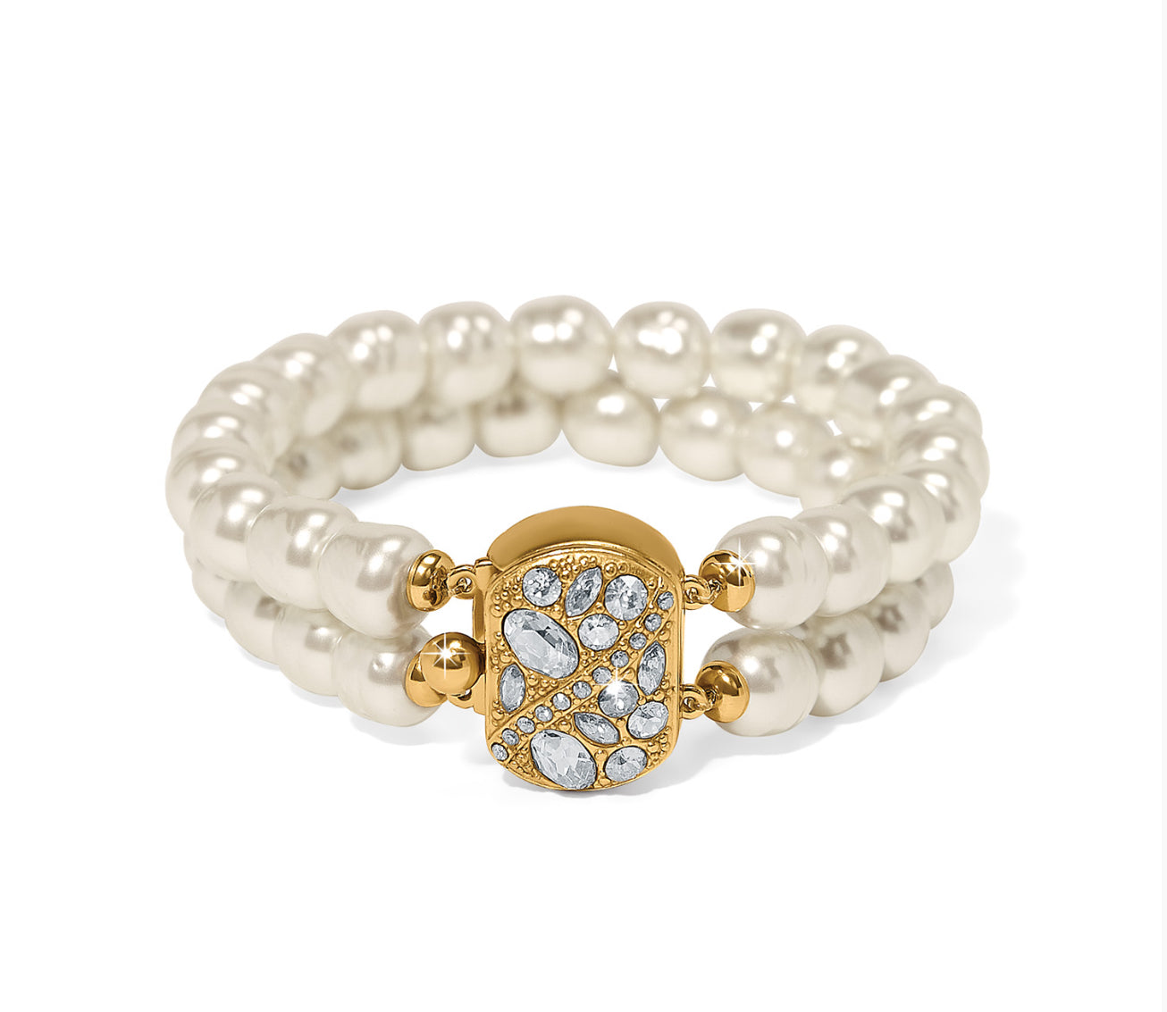 Brighton Trust Your Journey Double Pearl Bracelet