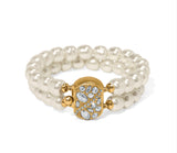 Brighton Trust Your Journey Double Pearl Bracelet