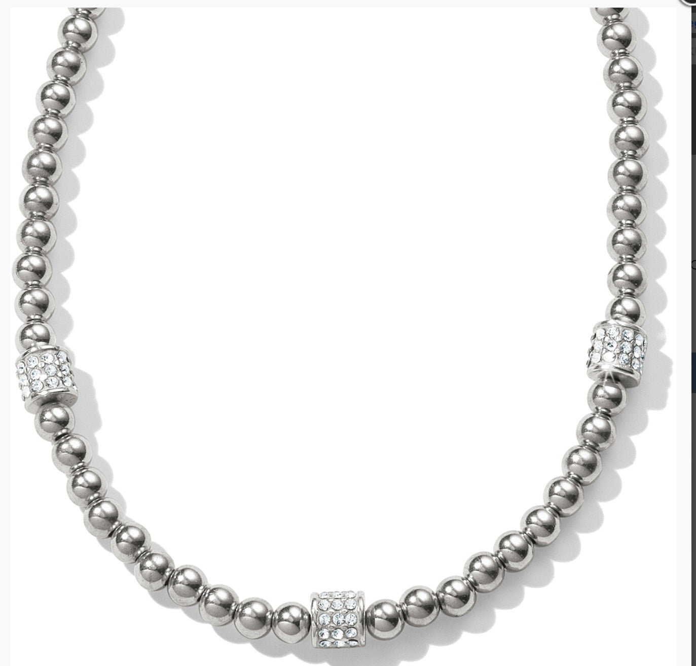 Brighton Meridian petite bead station necklace