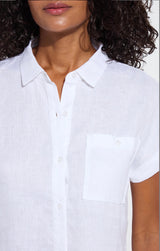 Lysse Lyla Linen Short Sleeve Shirt