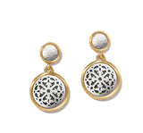 Brighton Ferrara Two Tone Luce Post Drop Earrings JA9910