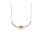 Brighton Interlok Single Knot 2Tone Necklace