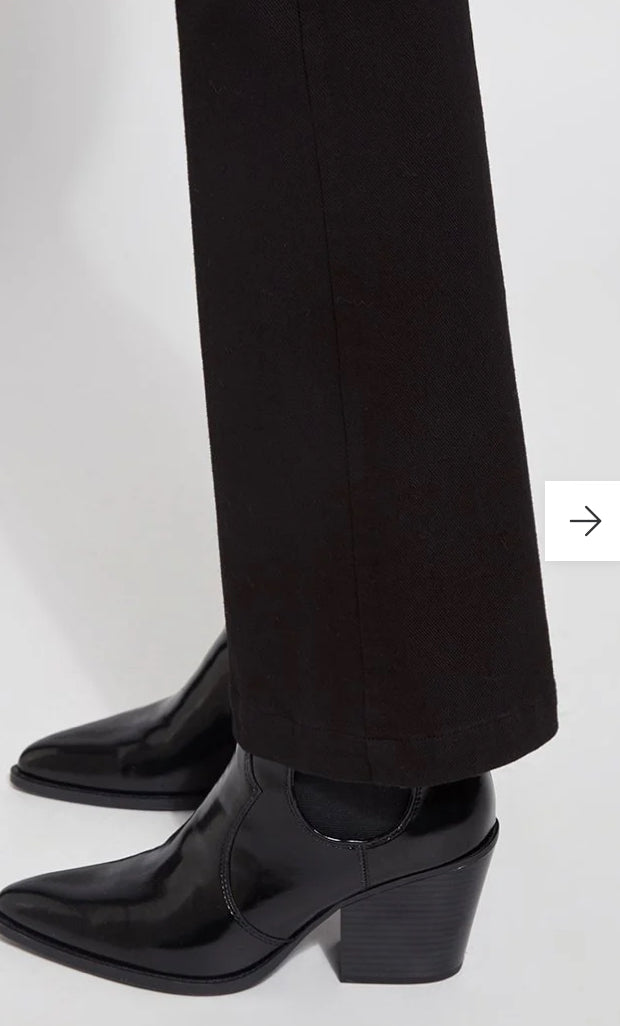 Lysse Ankle Denim Baby bootcut / black