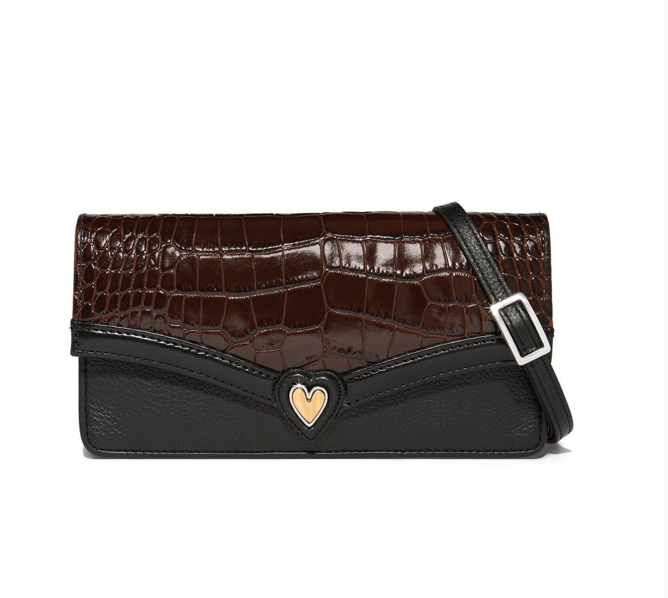 Brighton black/chocolate Cascade Wallet