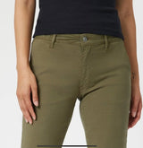 Mavi Brooke Slim green twill