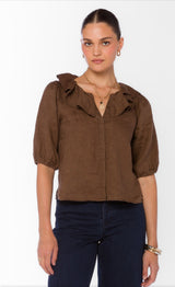Velvet Heart Mian Short Bubble Blouse