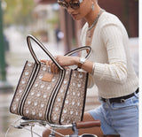 Brighton Woven Hearts Canvas Carryall