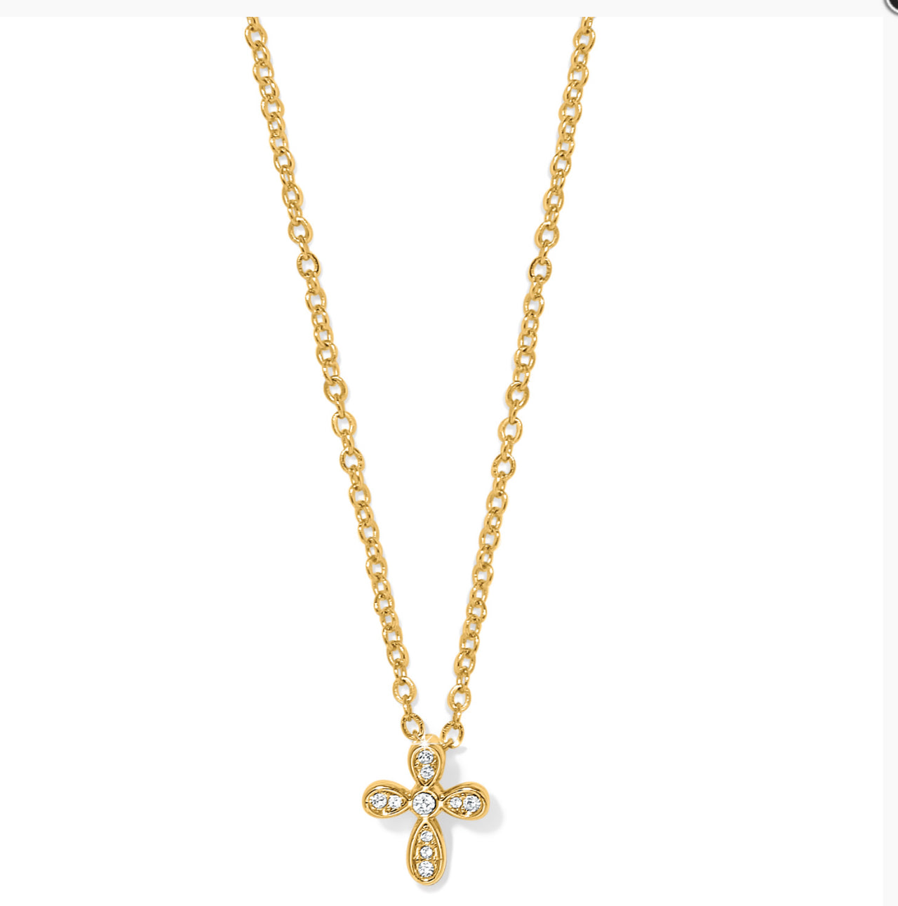 Brighton enchanting cross gold necklace JM7661
