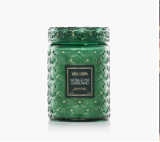 Voluspa Noble Fir Garland large jar