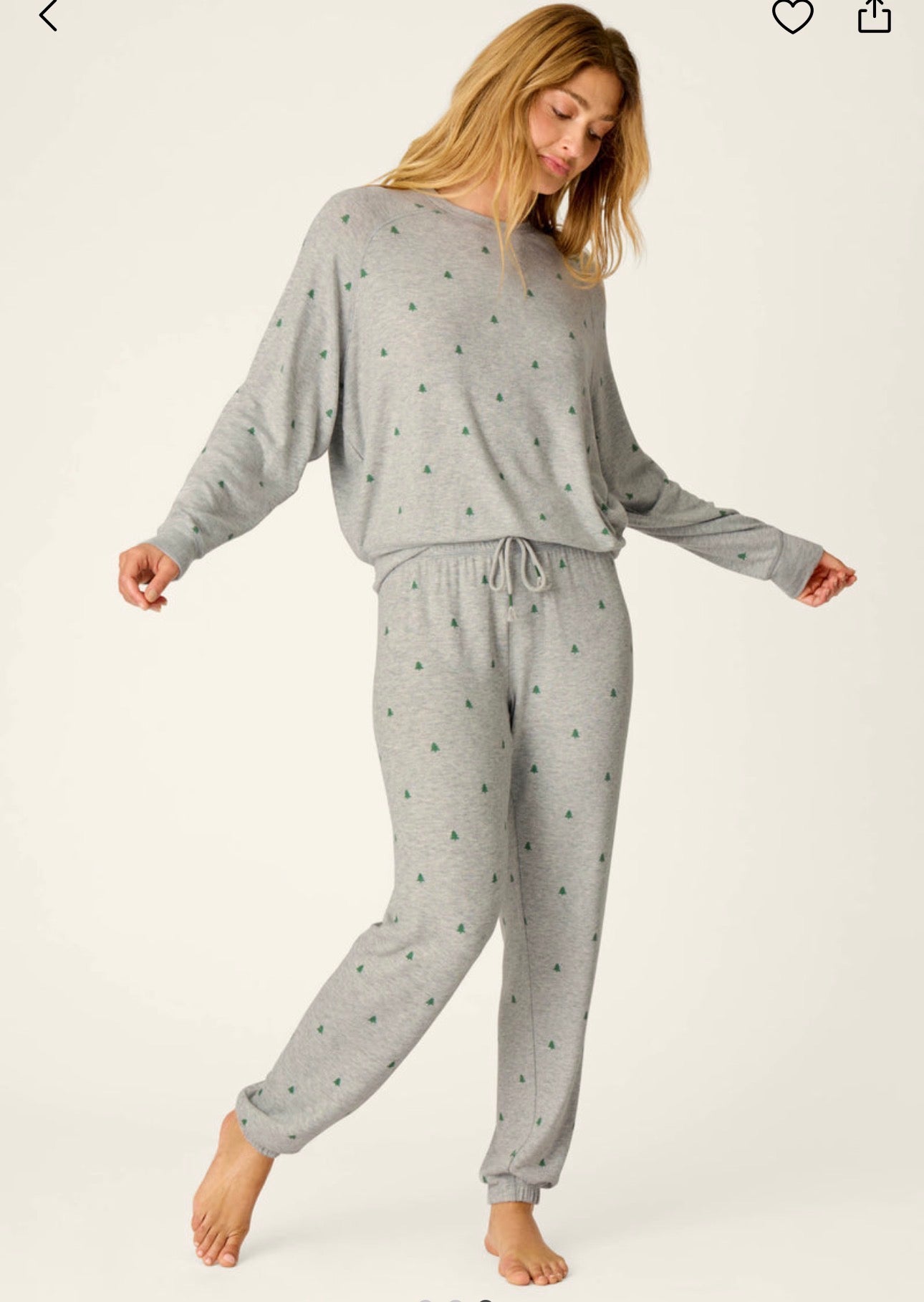 PJ Salvage L/S Campawr Heather Grey Set