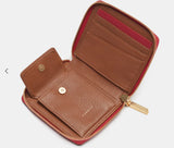 Hammitt 5 north Mahgany pebble wallet