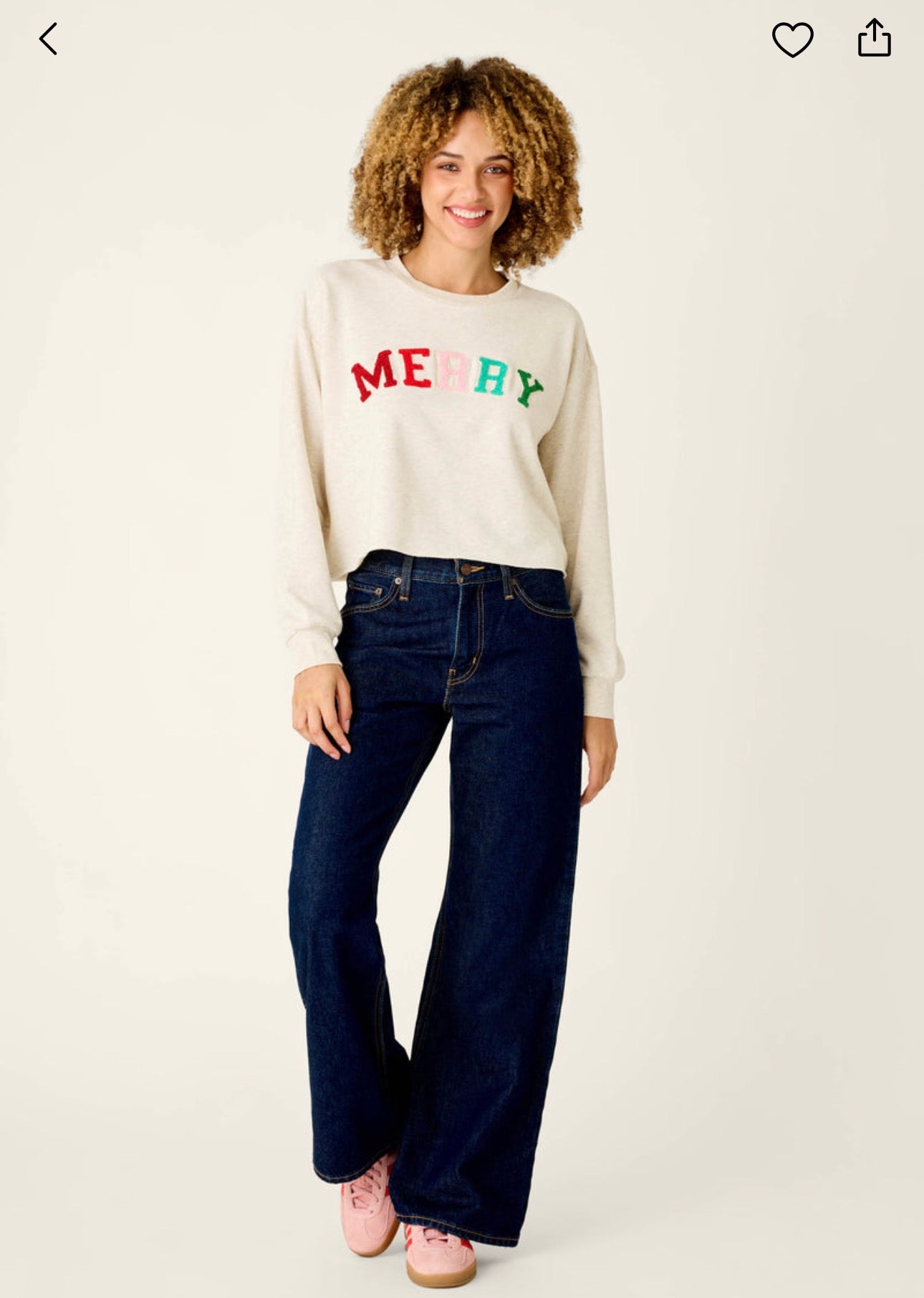 PJ Salvage Merry Sweatshirt