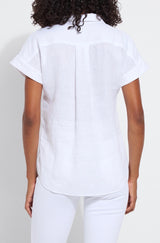 Lysse Lyla Linen Short Sleeve Shirt