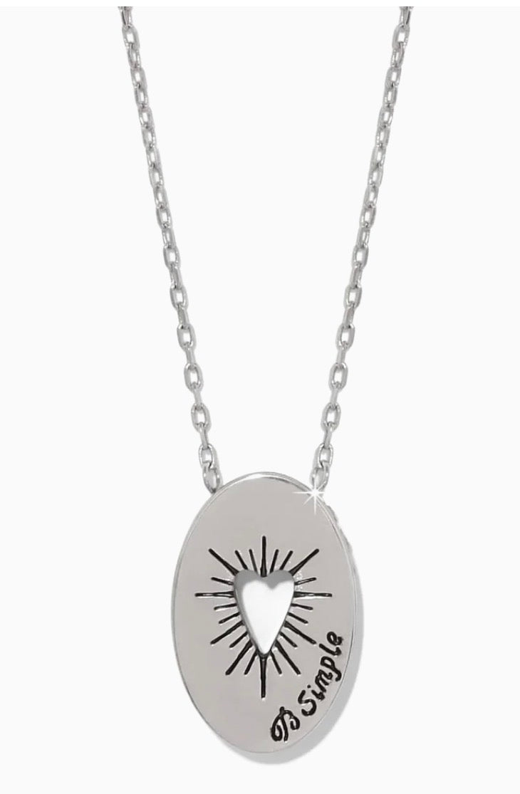 Brighton love message necklace