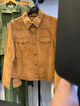 Scully Ladies Leather Shirt