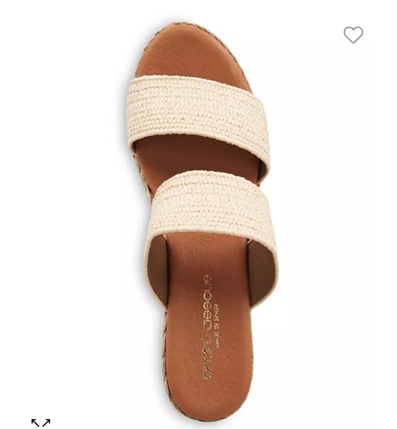Andre Assous Nori woven wedge