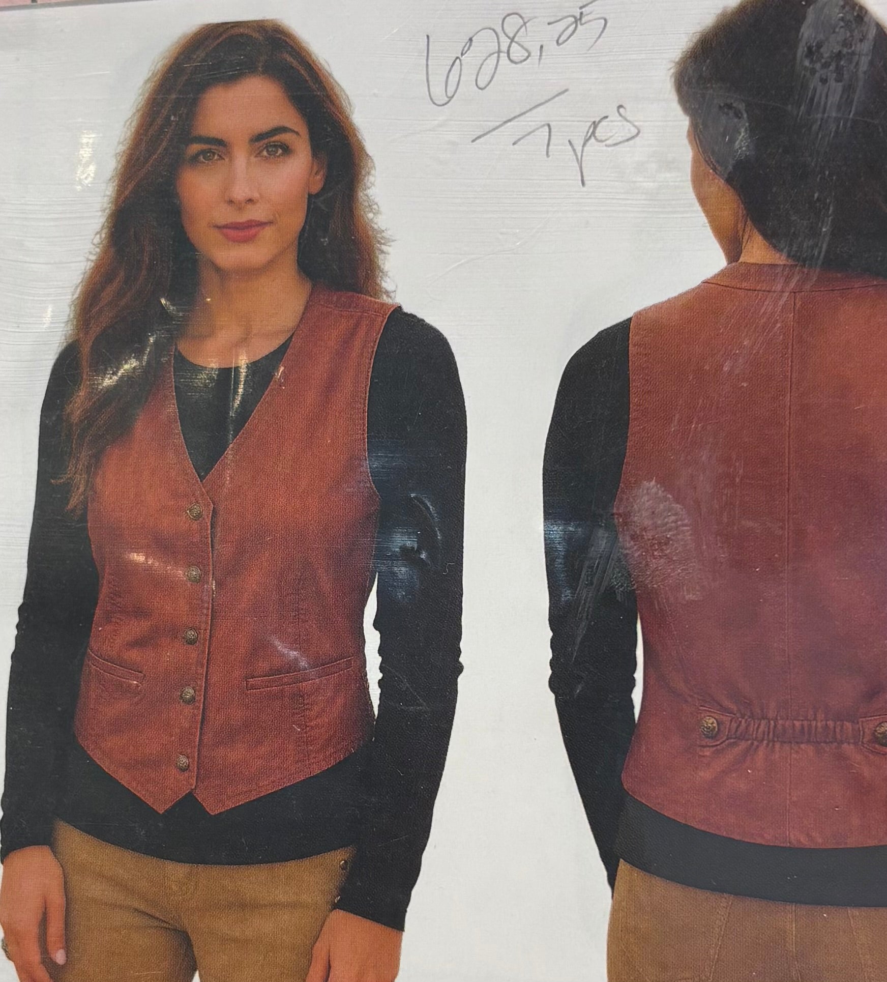 Scully leather vest