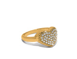 Brighton Illumina Celeste Heart Gold Ring