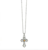Brighton Majestic Regal Cross Reversible Necklace JM7430