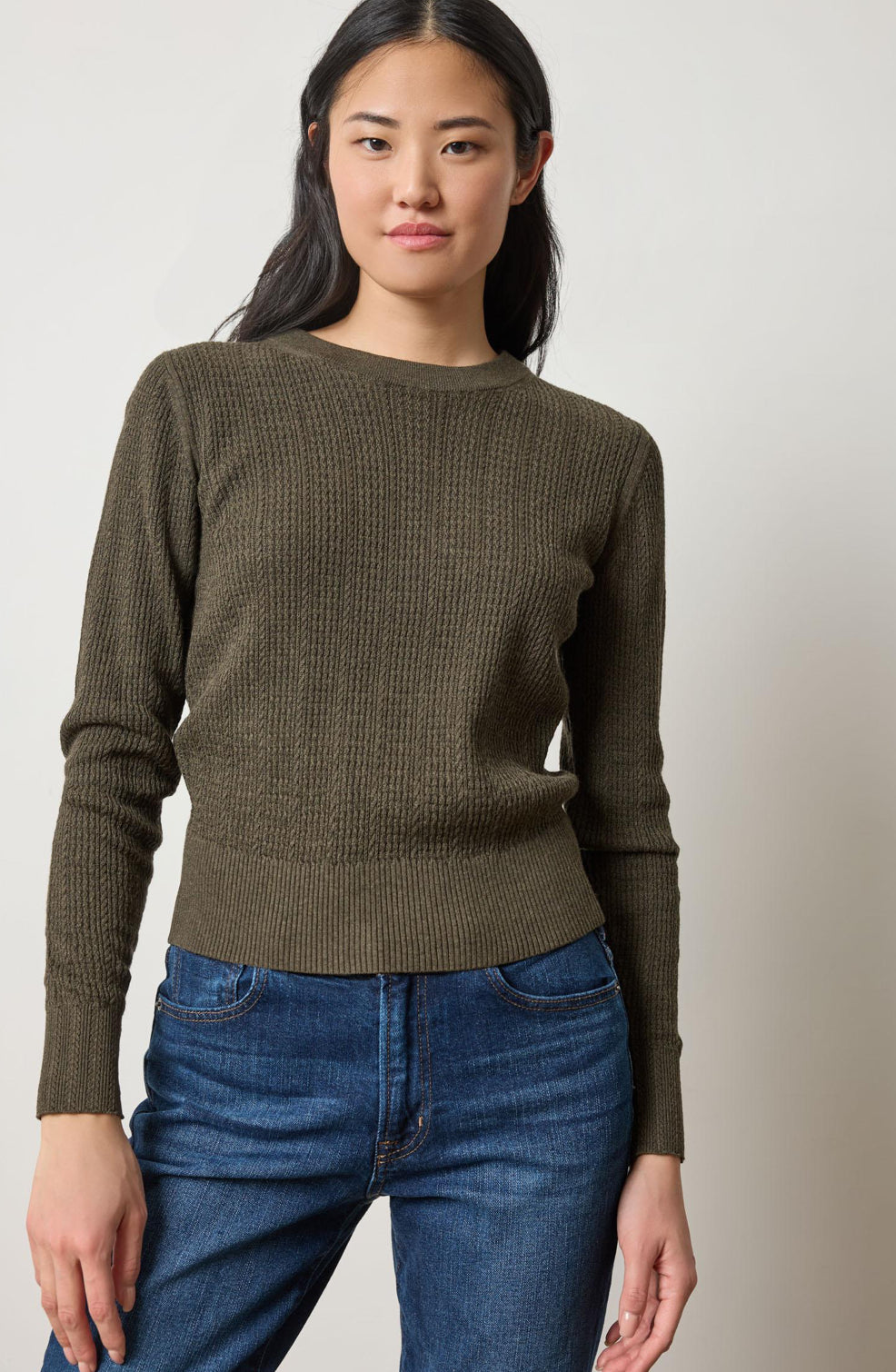 Lilla P Multi Stitch Pullover Sweater