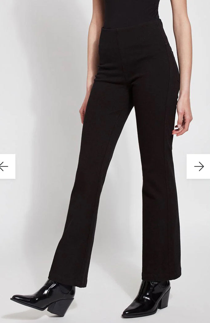 Lysse Ankle Denim Baby bootcut / black