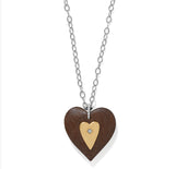Brighton Love Message B Love Wood Necklace