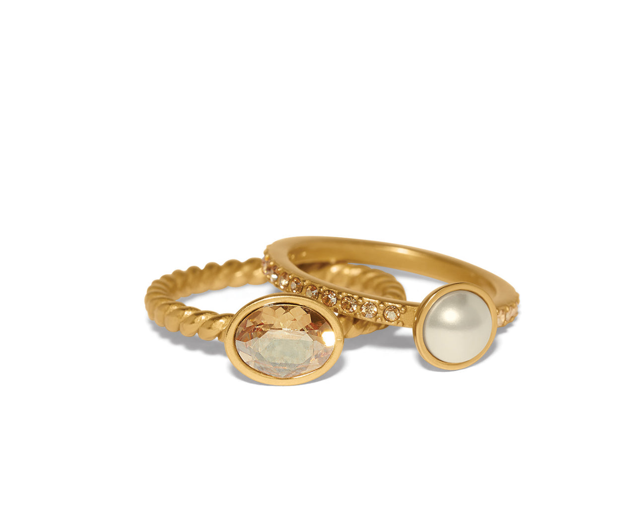 Brighton Trust Your Journey Dbl Pearl ring
