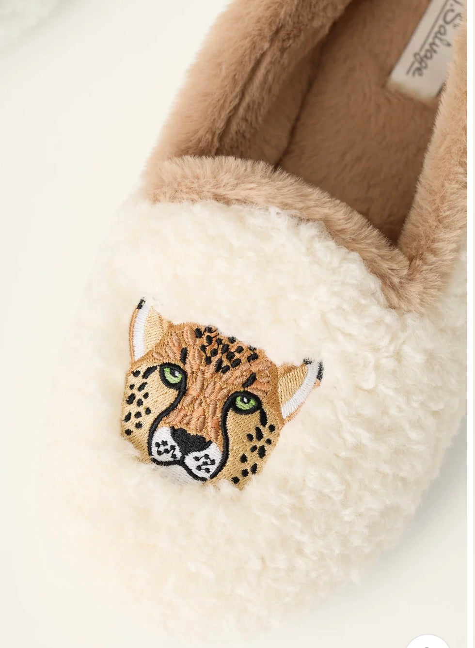 PJ Salvage Cheetah Slippers